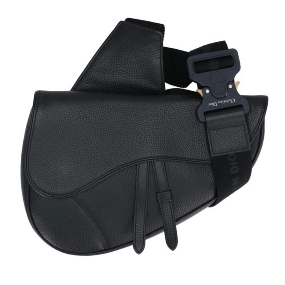 Dior Roller Coaster Leather Saddle Bag